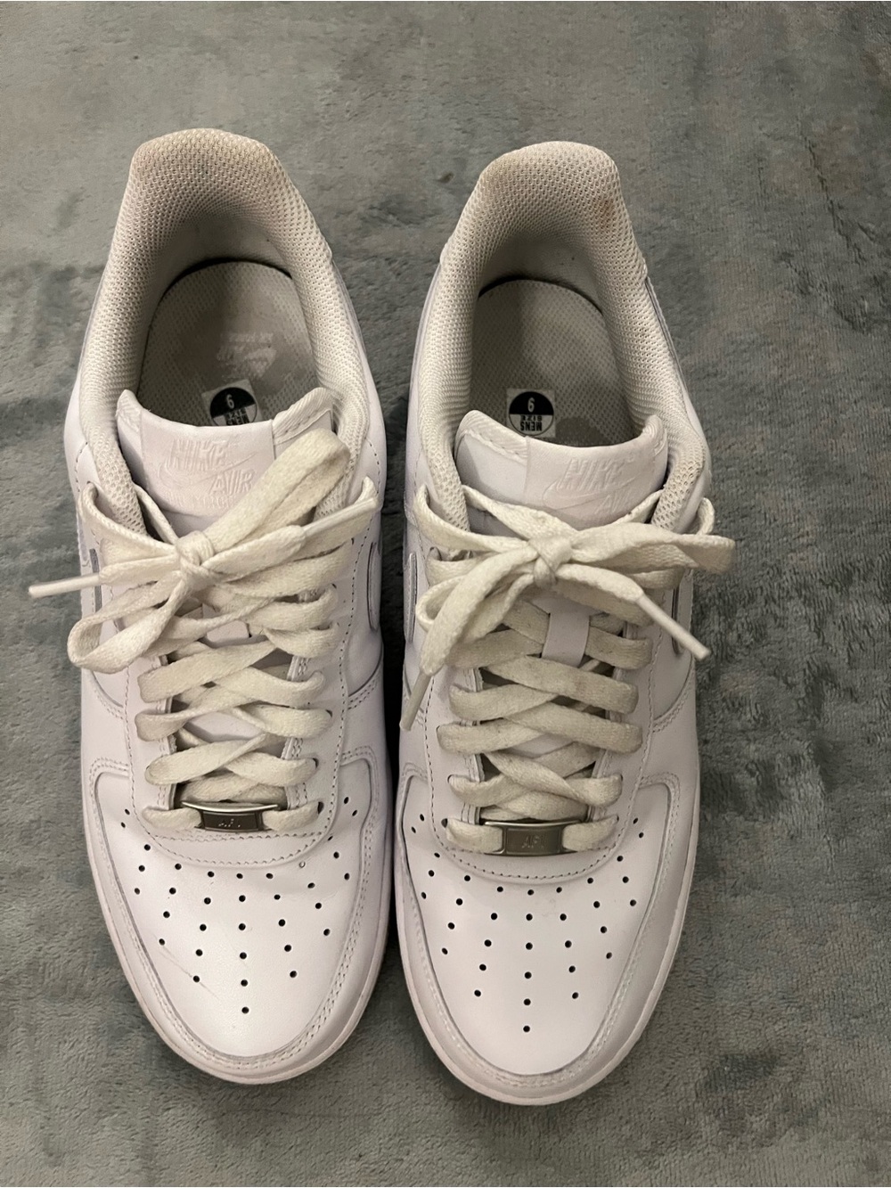 Nike Air Force Men's White Low-Top Sneakers
